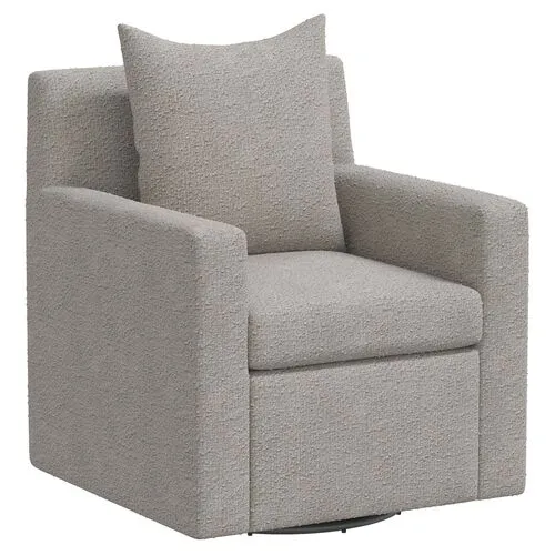 Willa Boucle Swivel Chair