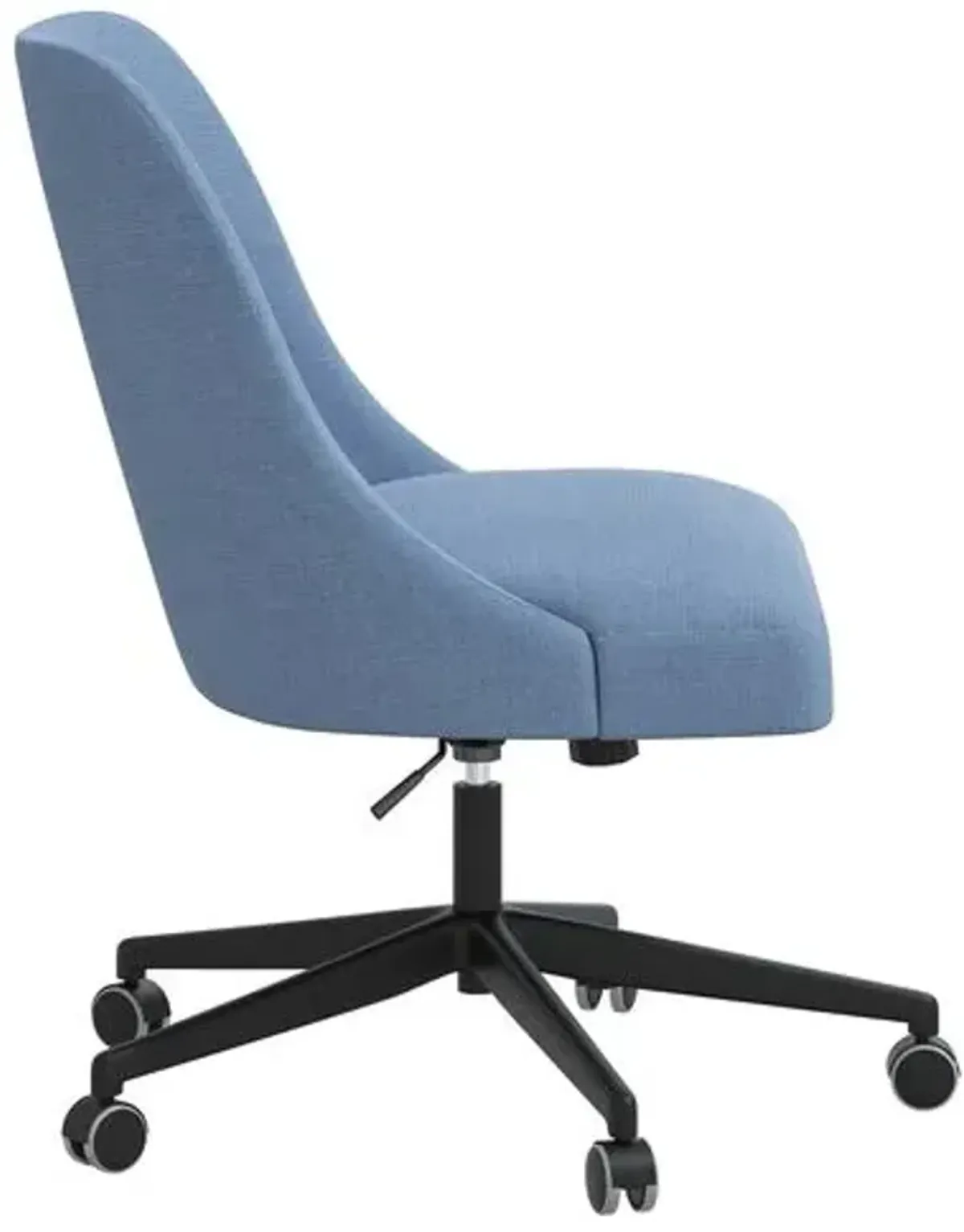 Celeste Linen Desk Chair - Blue