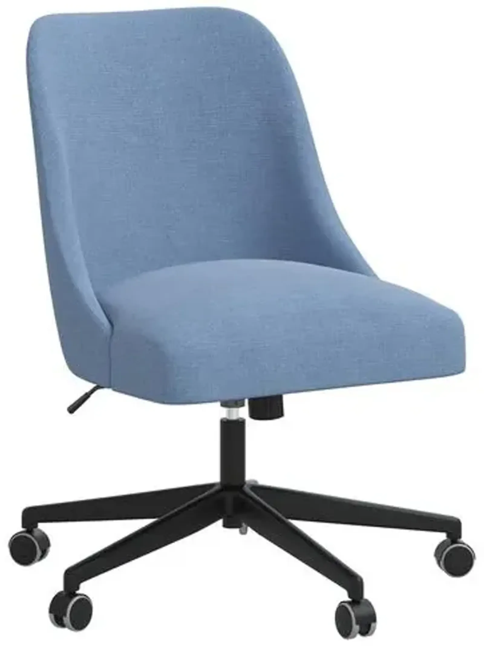 Celeste Linen Desk Chair - Blue