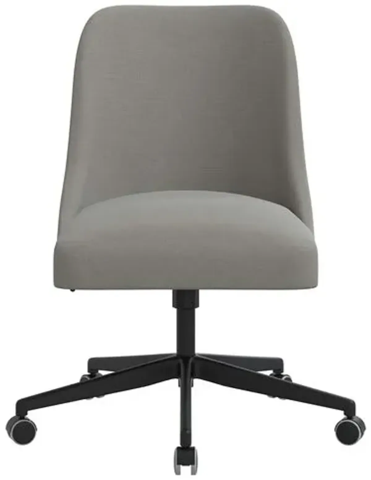 Celeste Linen Desk Chair - Gray