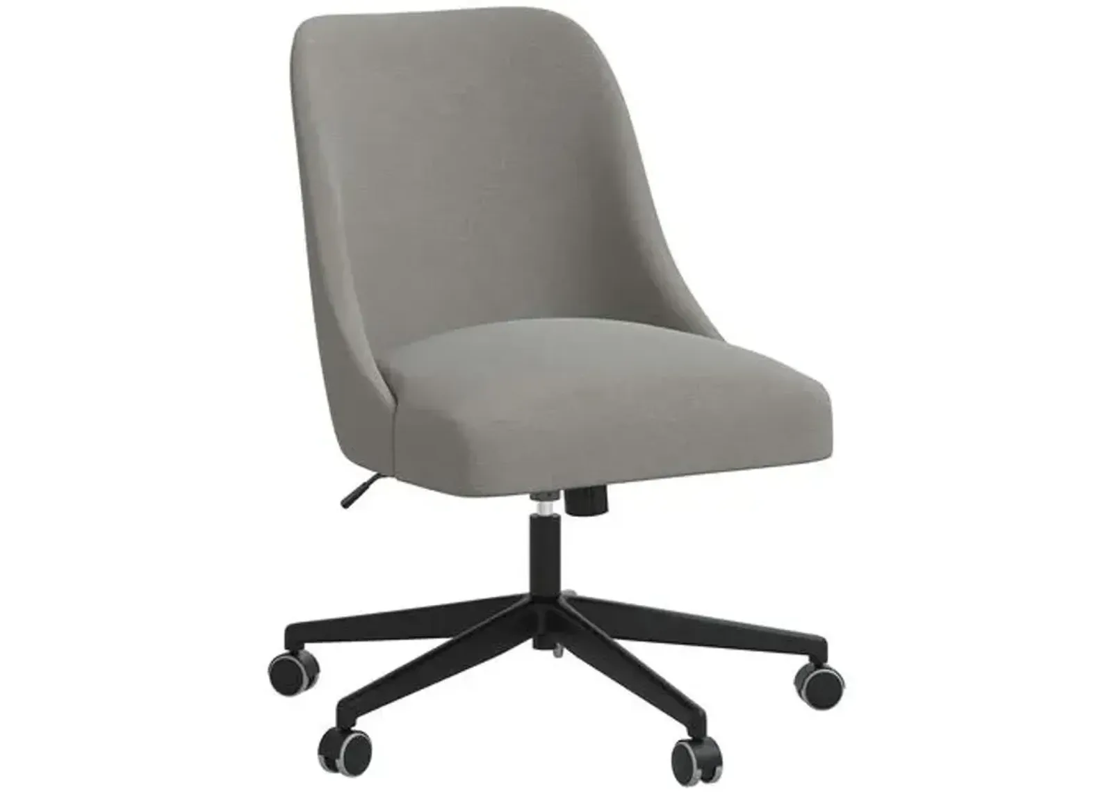 Celeste Linen Desk Chair - Gray