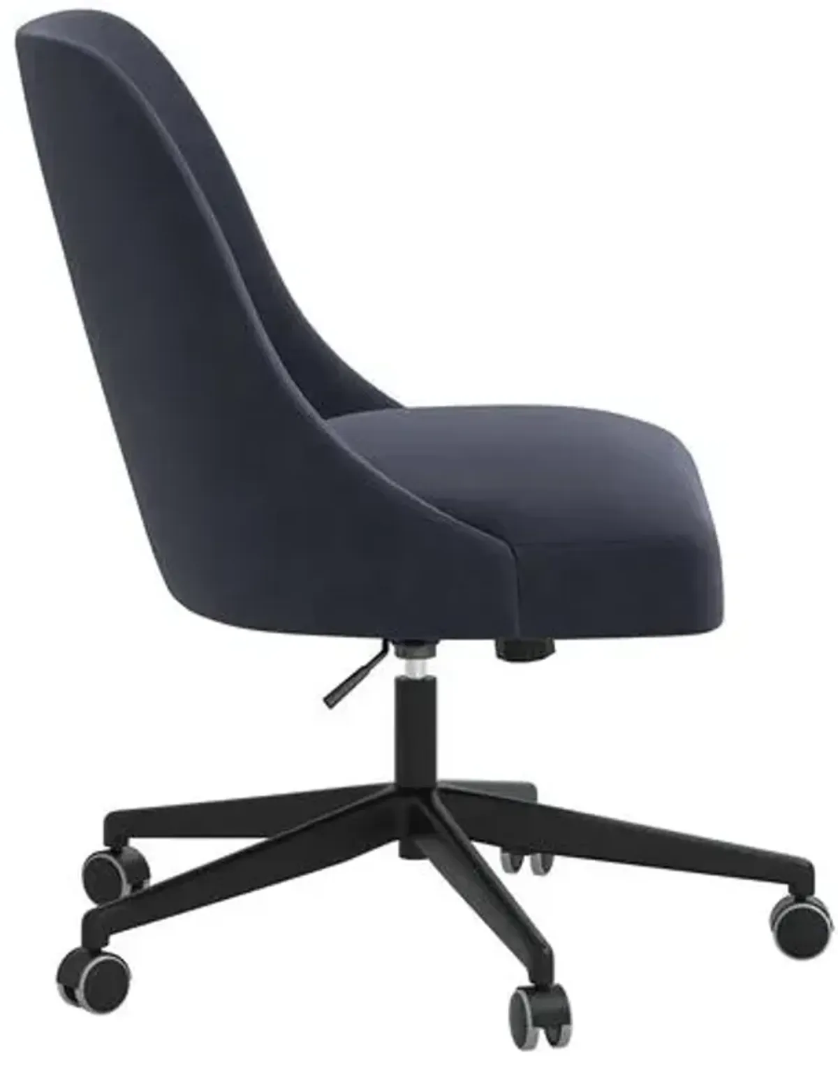 Celeste Velvet Desk Chair - Blue