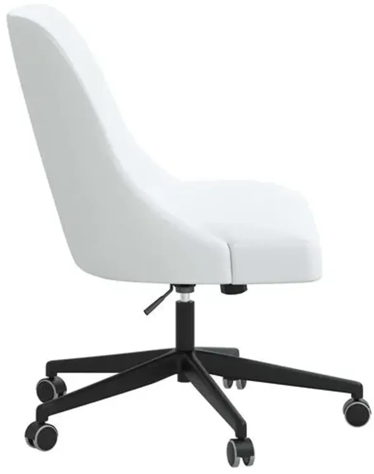 Celeste Linen Desk Chair - White