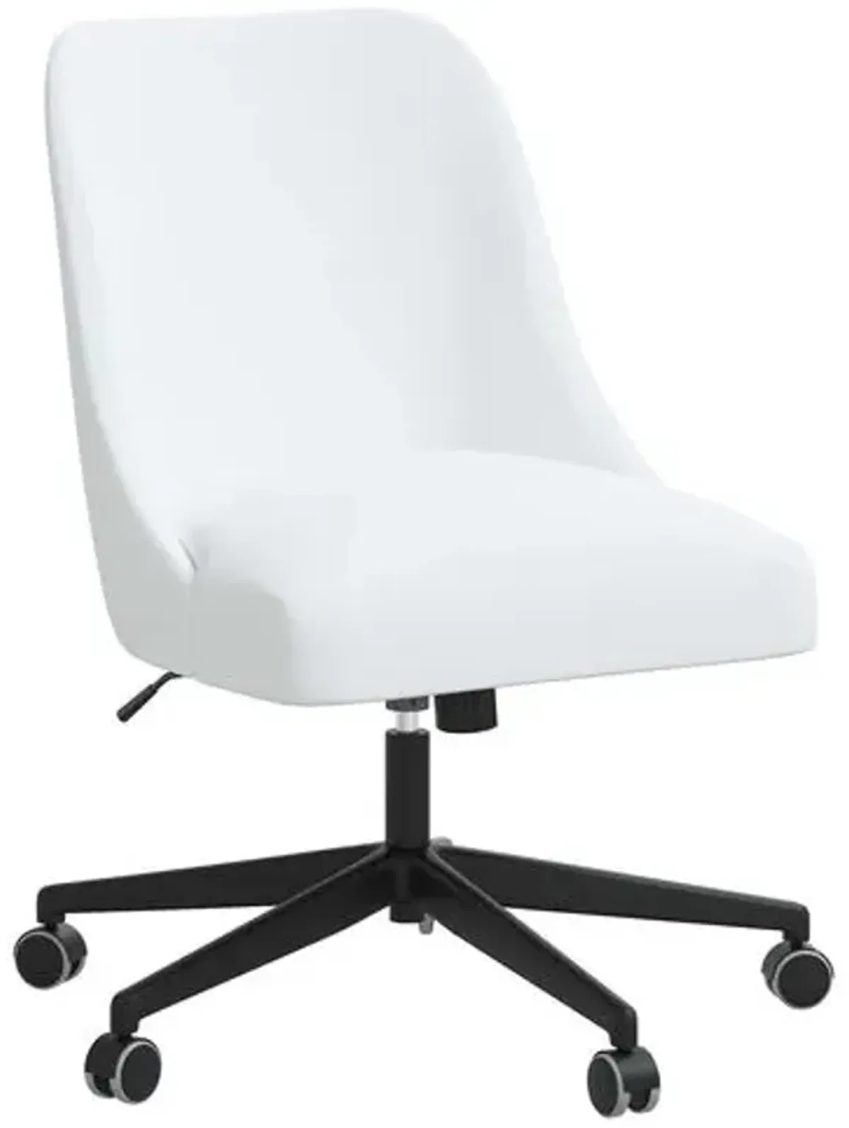 Celeste Linen Desk Chair - White