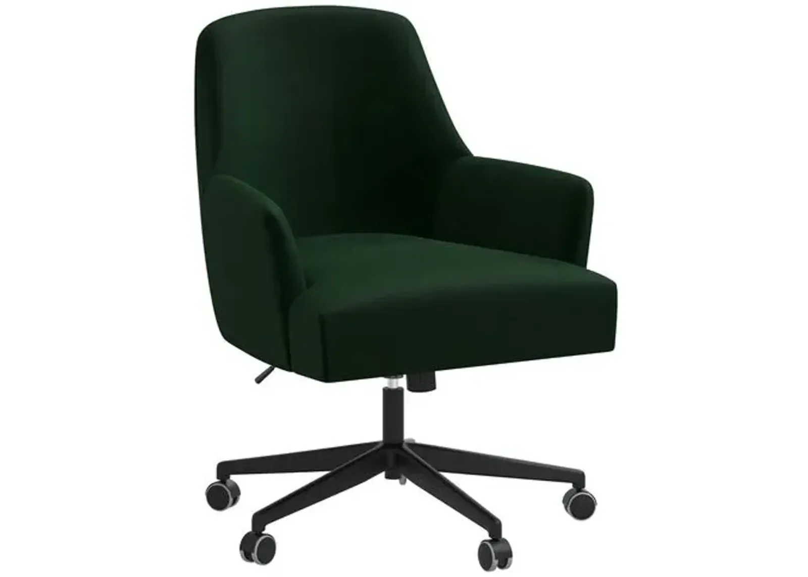 Darcy Desk Chair - Velvet - Green