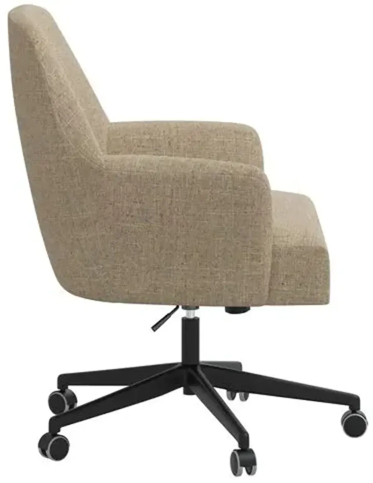 Darcy Desk Chair - Linen - Brown