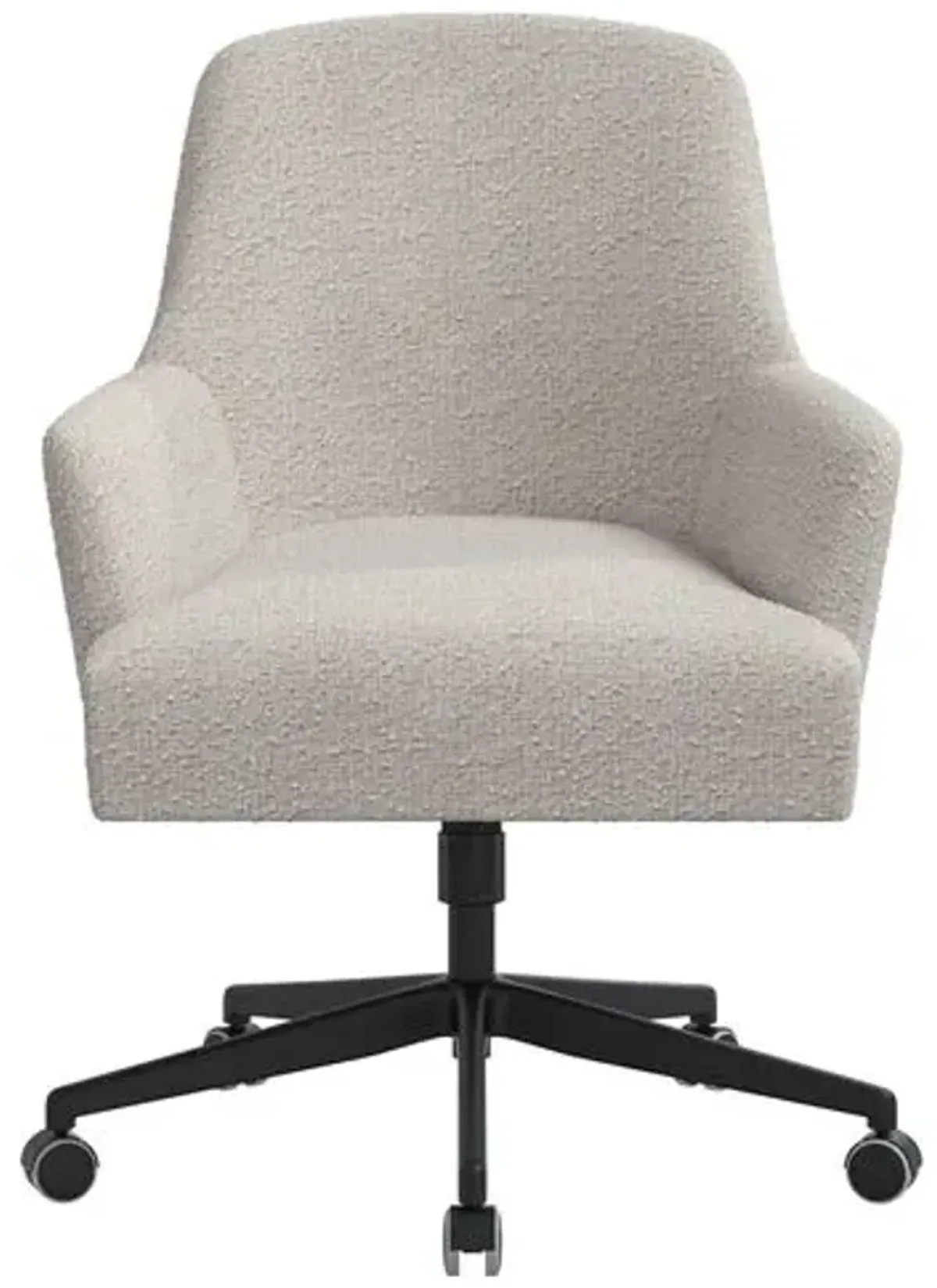 Darcy Desk Chair - Boucle - Gray