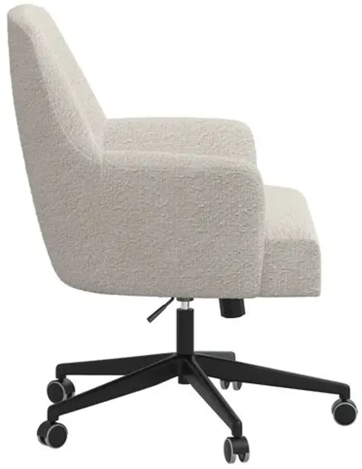 Darcy Desk Chair - Boucle - Gray