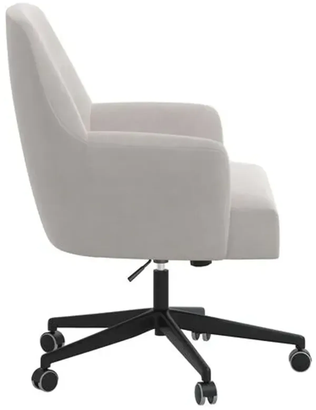 Darcy Desk Chair - Velvet - Gray