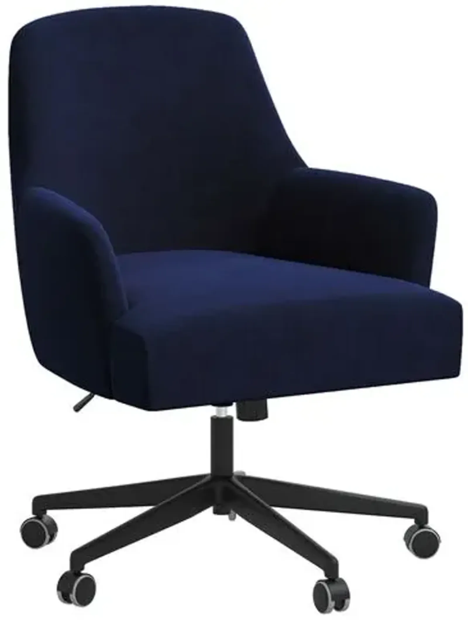 Darcy Desk Chair - Velvet - Blue