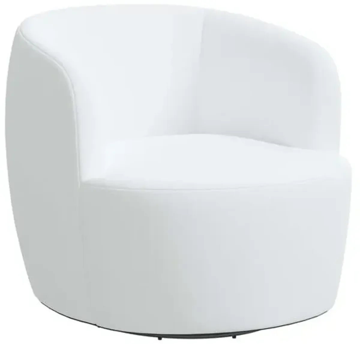 Chester Linen Swivel Chair