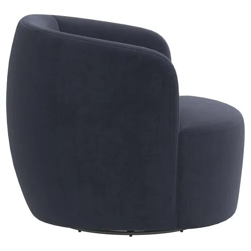 Chester Velvet Swivel Chair