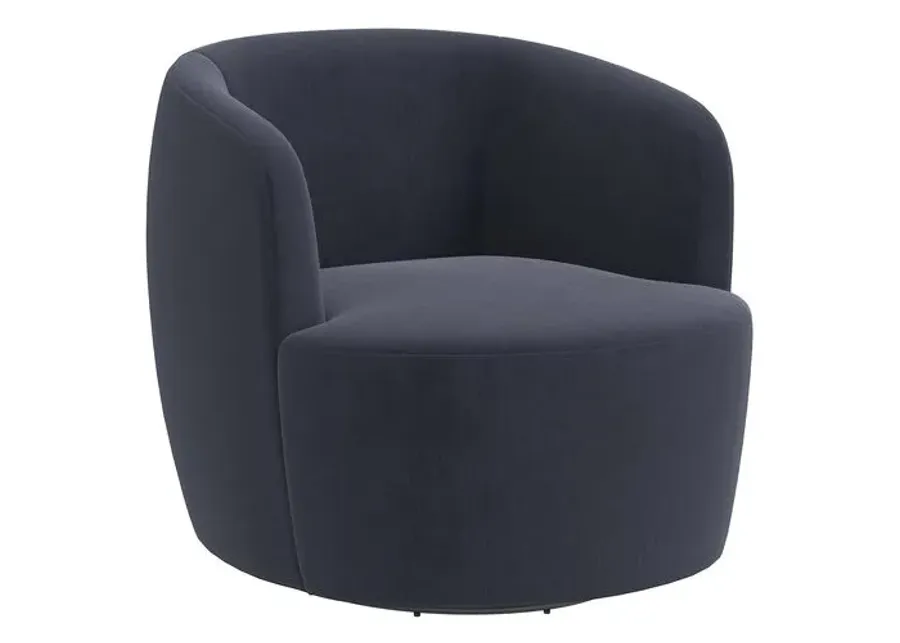 Chester Velvet Swivel Chair