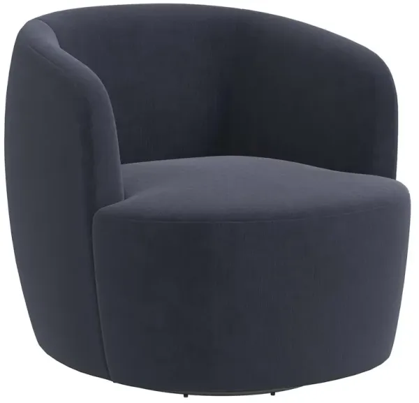 Chester Velvet Swivel Chair
