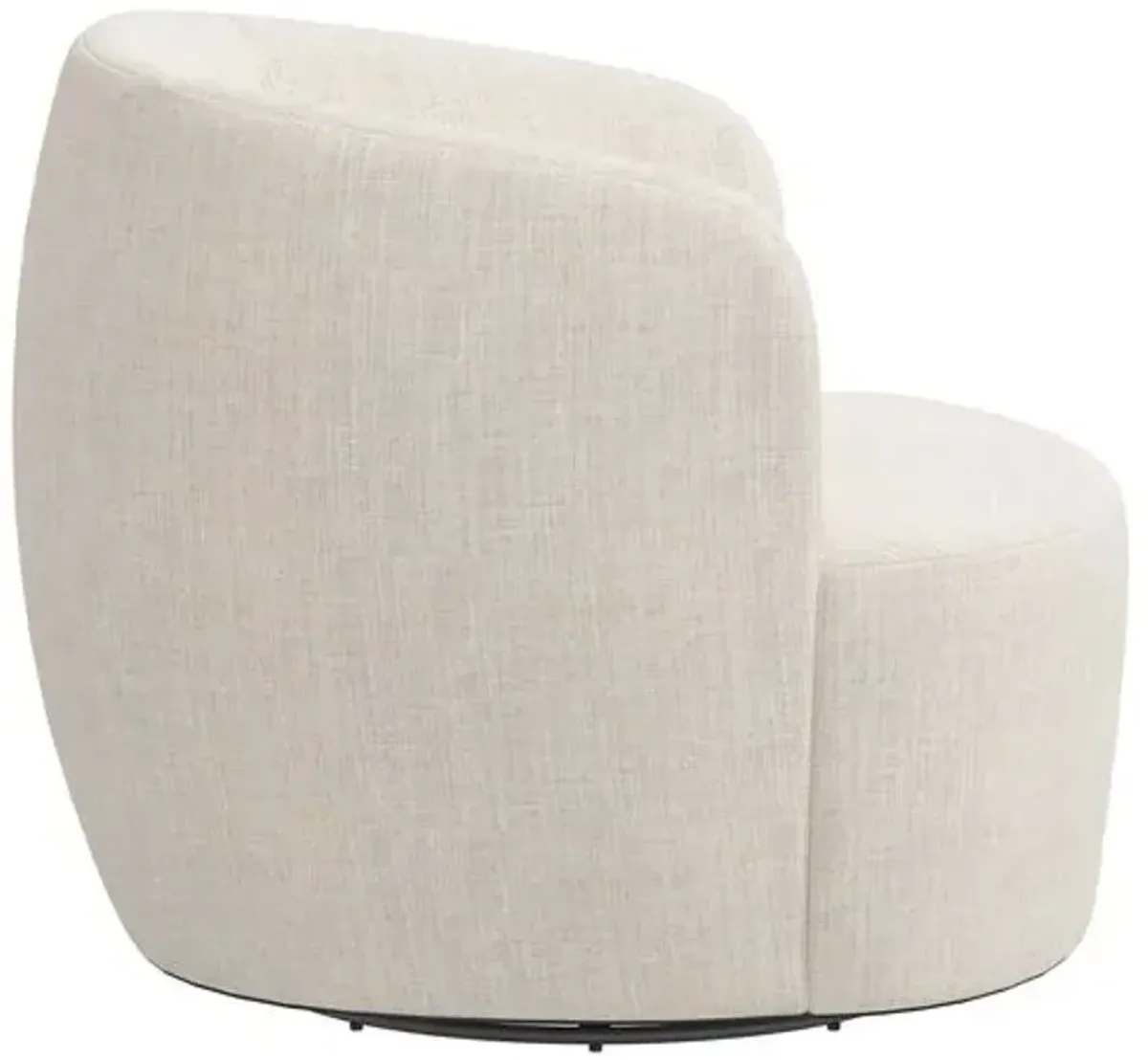 Chester Linen Swivel Chair