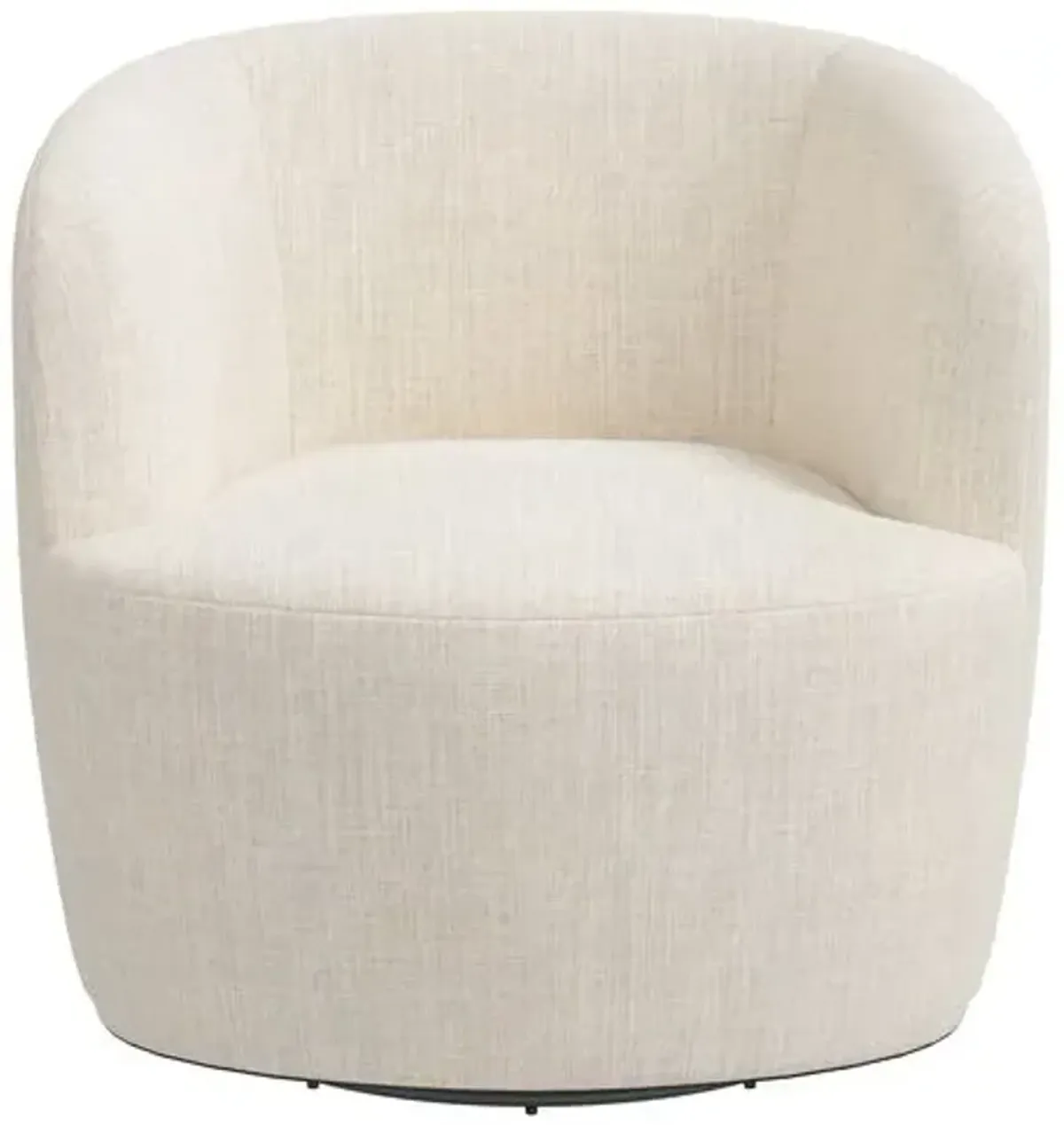 Chester Linen Swivel Chair