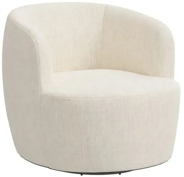 Chester Linen Swivel Chair