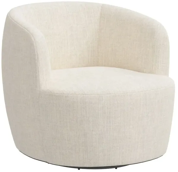 Chester Linen Swivel Chair