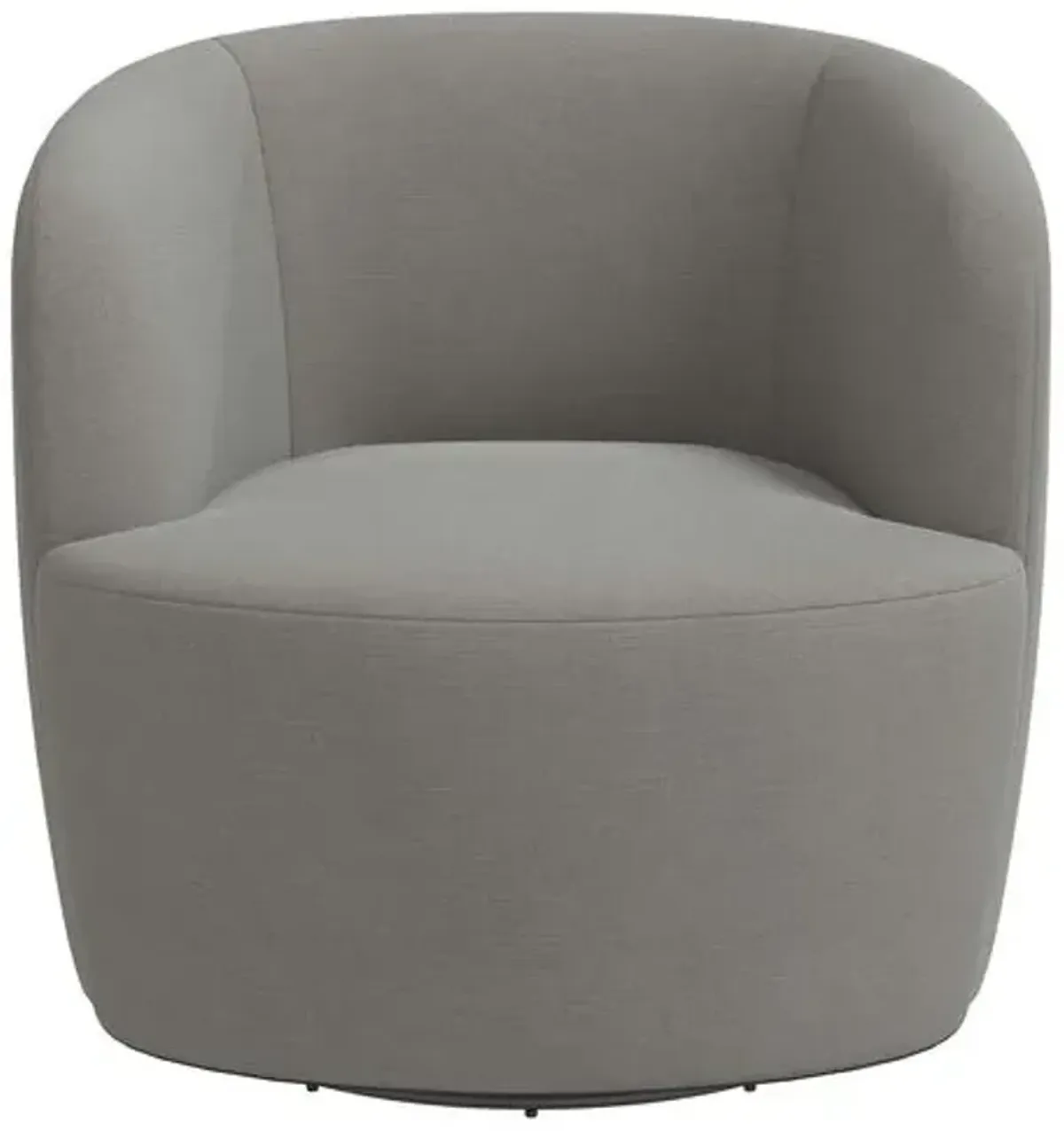 Chester Linen Swivel Chair