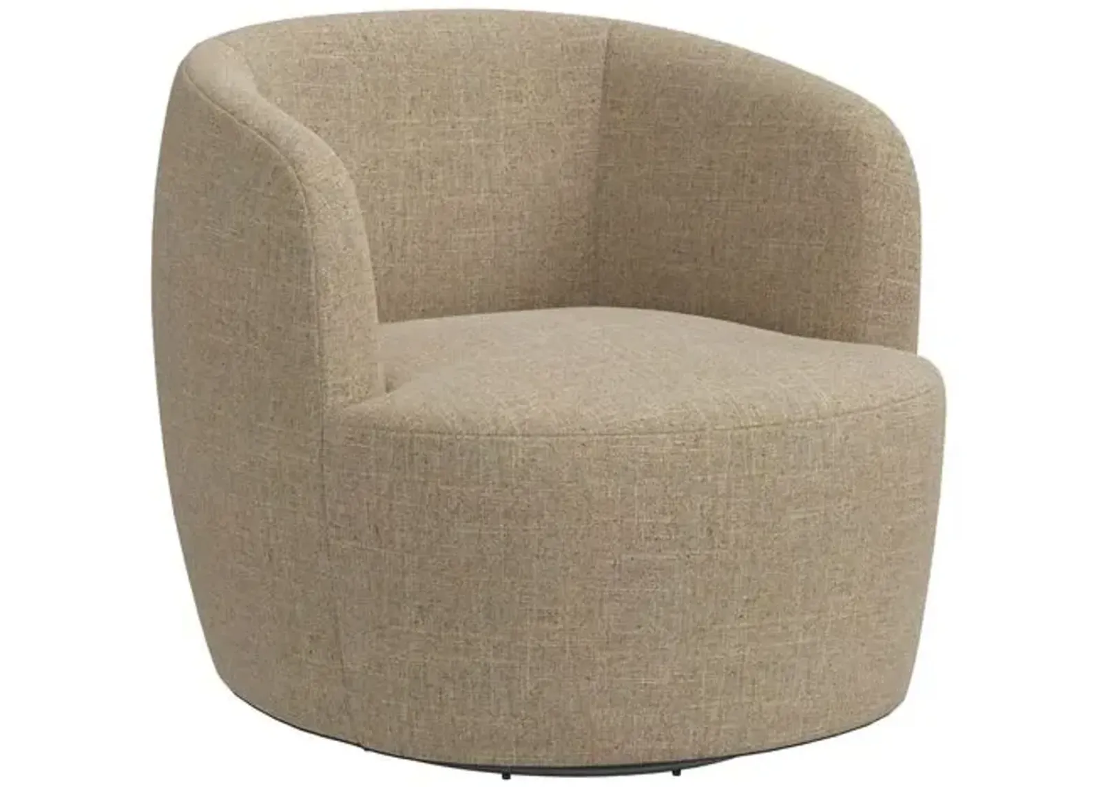 Chester Linen Swivel Chair