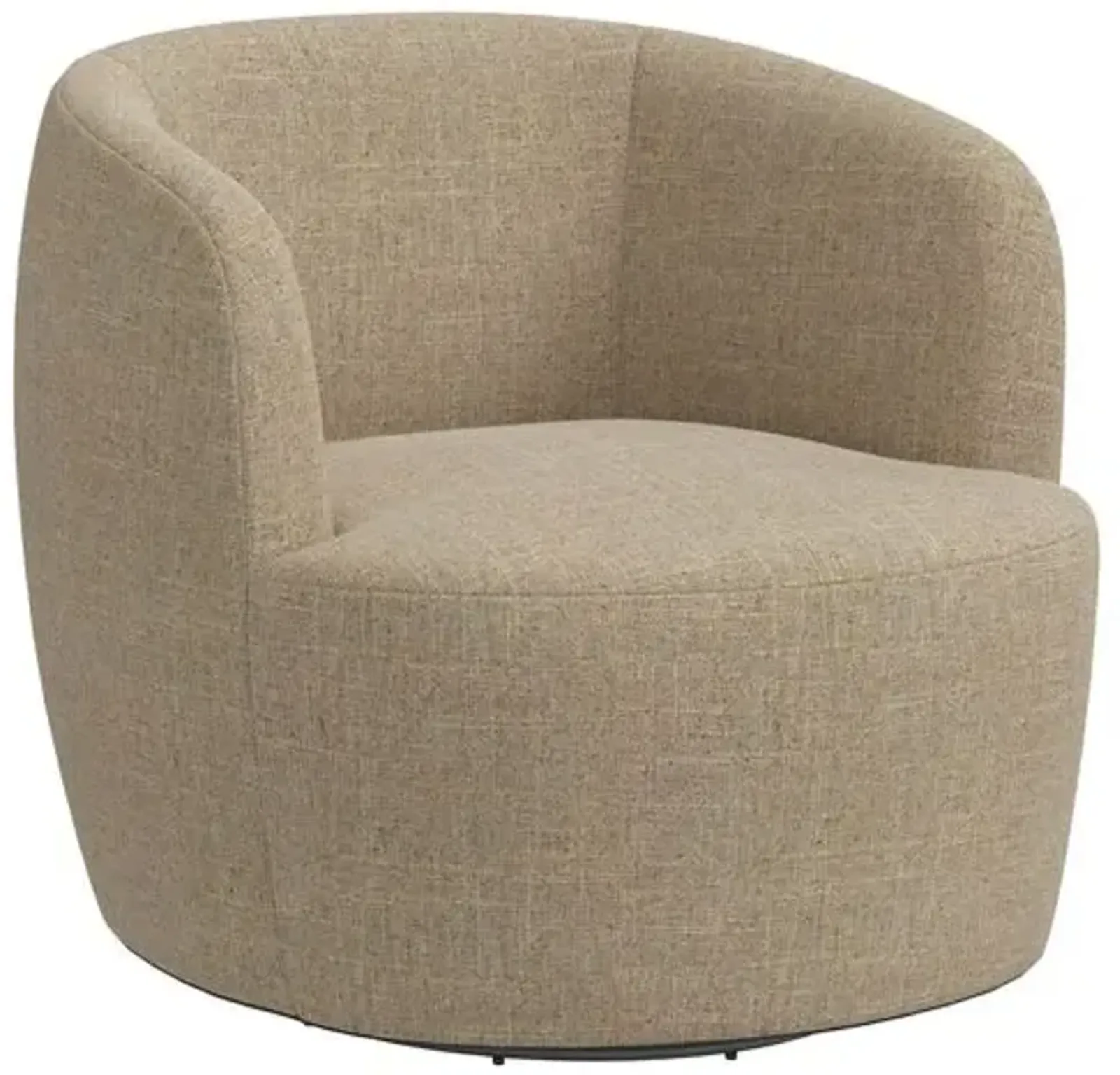 Chester Linen Swivel Chair