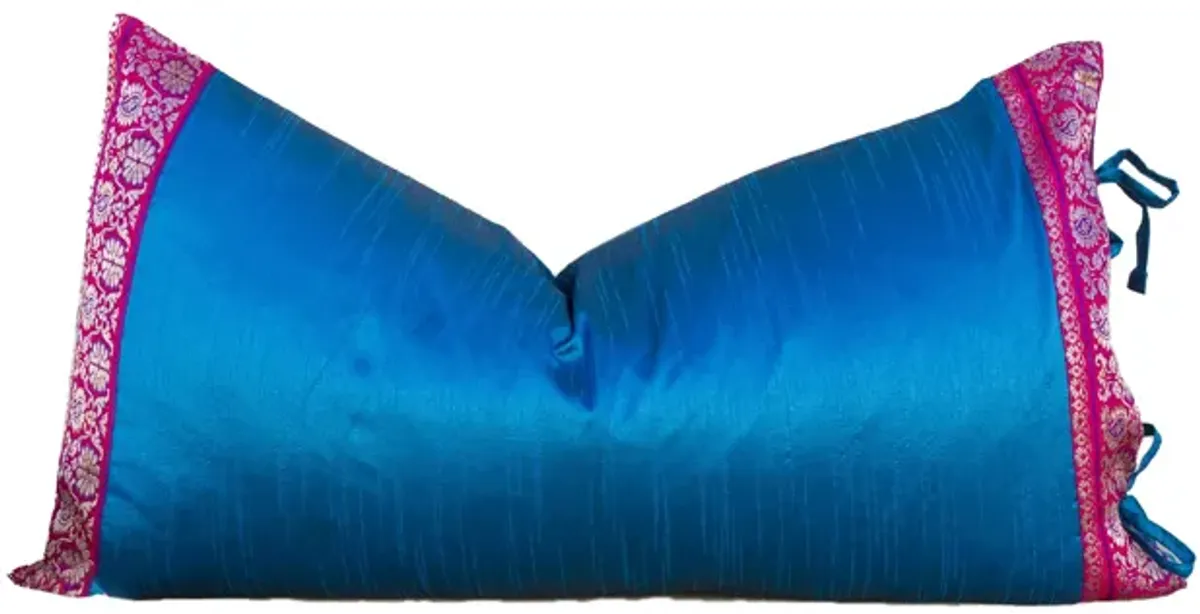 Atasi Large Festive Indian Silk Pillow