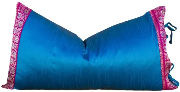 Atasi Large Festive Indian Silk Pillow