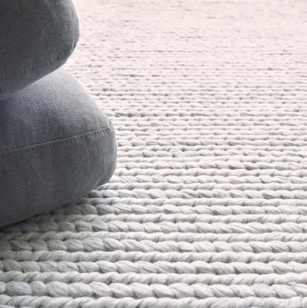 Arlow handwoven flat-weave Rug - Light Gray - Exquisite Rugs - Gray