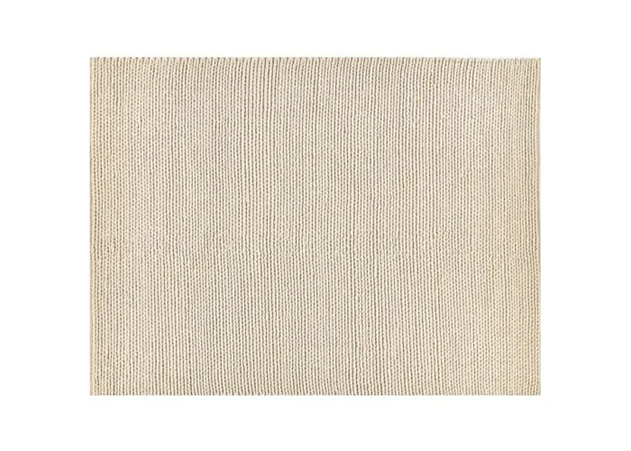 Arlow handwoven flat-weave Rug - Ivory - Exquisite Rugs - Ivory