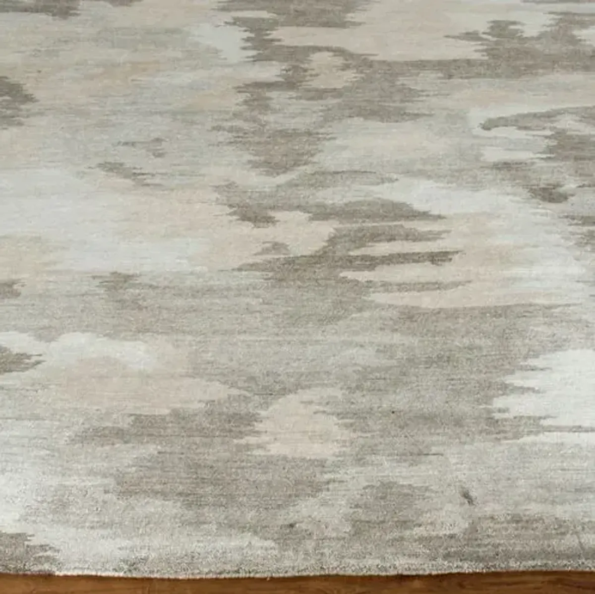 Bamboo Silk hand-knotted Rug - Light Silver/Gray - Exquisite Rugs - Gray