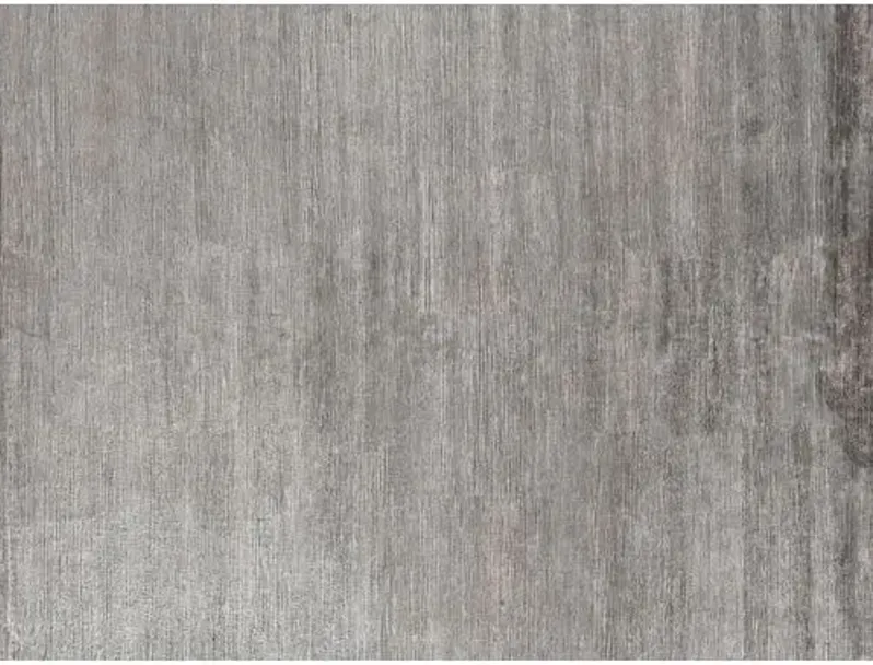 14'x18' Crush hand-knotted Rug - Silver/Dark Silver - Exquisite Rugs - Gray - Gray