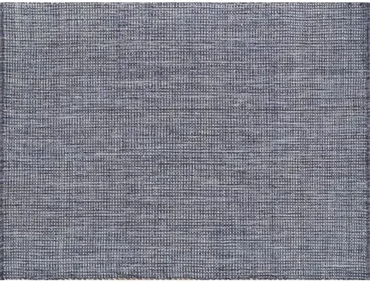 Ferrus handwoven flat-weave Rug - Blue/Ivory - Exquisite Rugs - Handcrafted - Blue