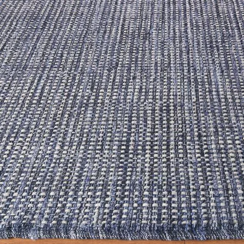 Ferrus handwoven flat-weave Rug - Blue/Ivory - Exquisite Rugs - Handcrafted - Blue