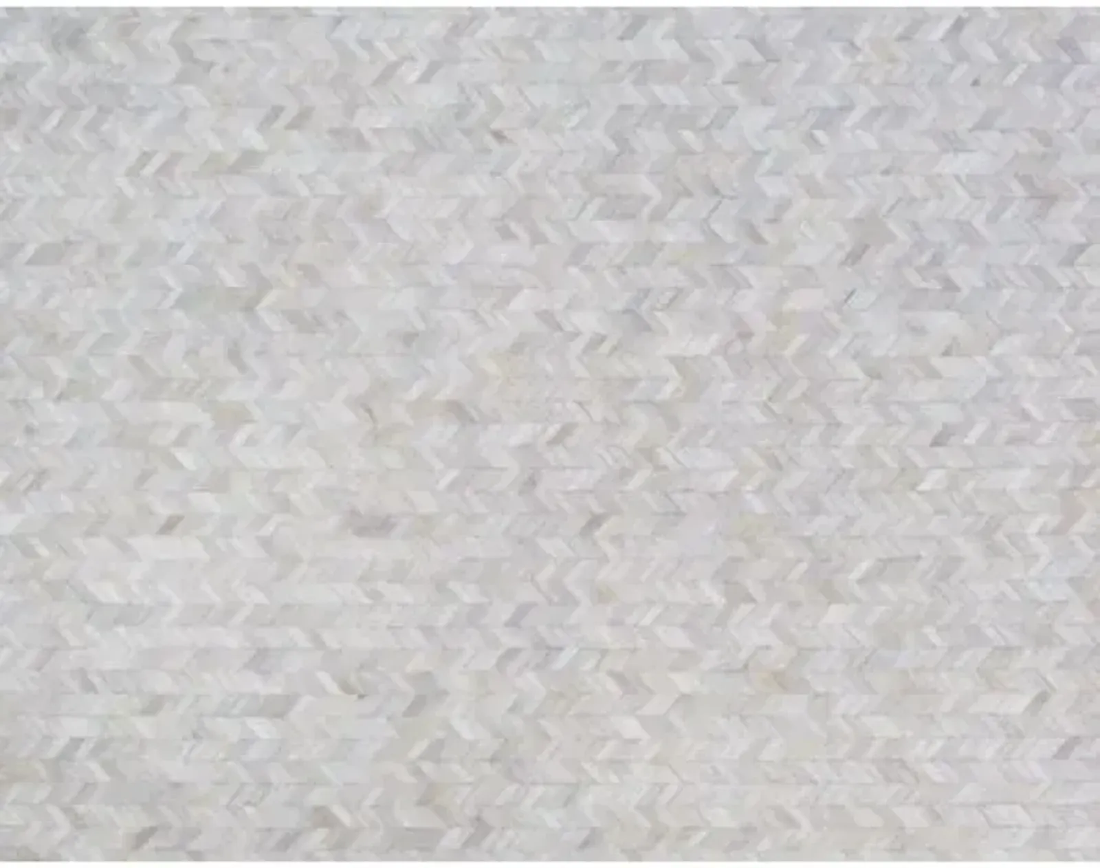 Mosaic Leather Cowhide Rug - Ivory - Exquisite Rugs - Ivory