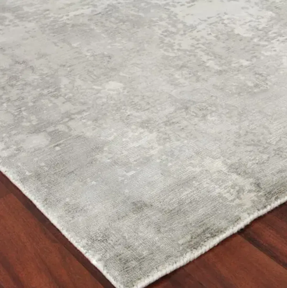 Murano hand-loomed Rug - Metallic - Exquisite Rugs - Handcrafted - Gray - Gray