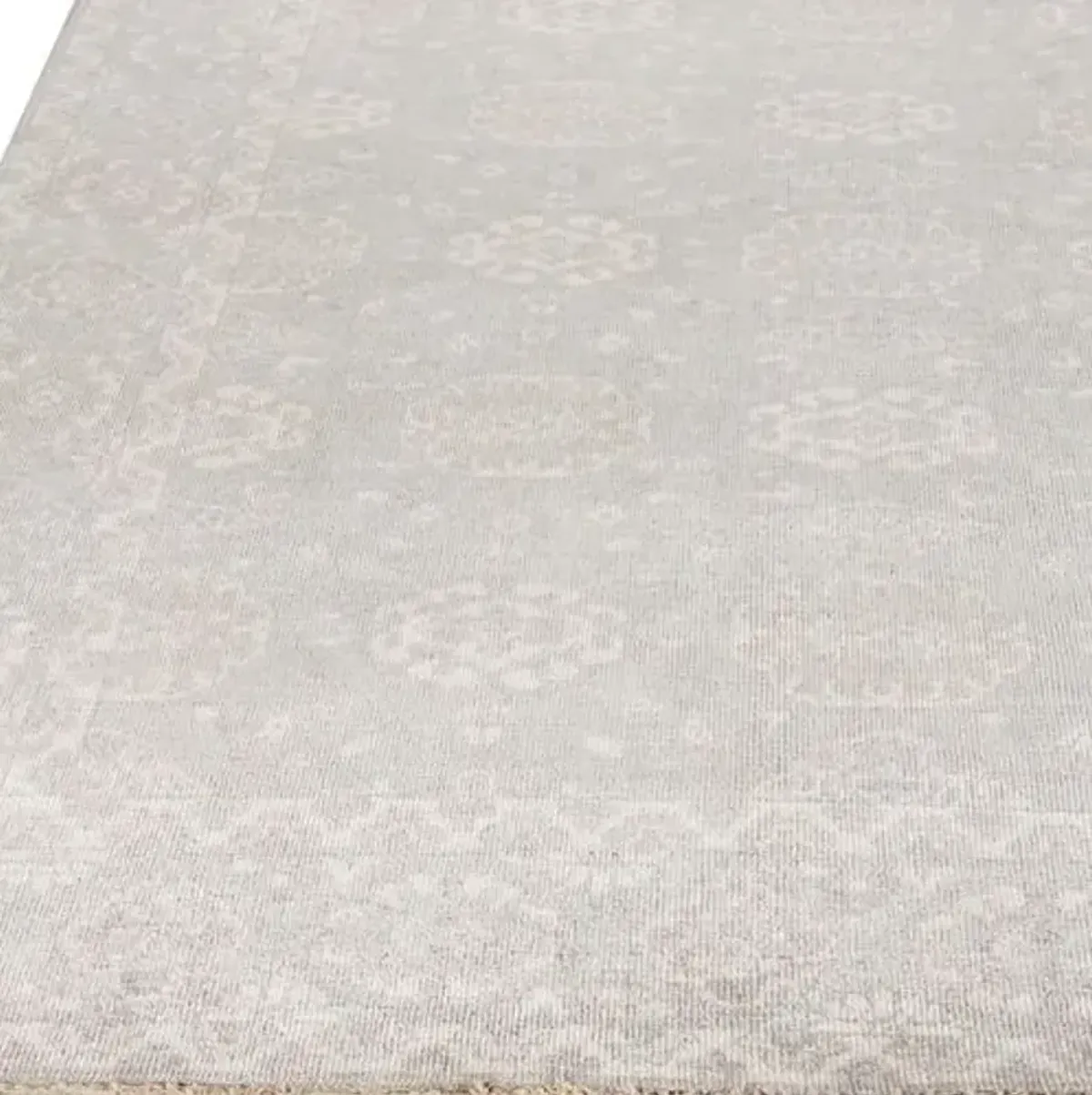 Restoration hand-knotted Rug - Light Blue/Beige - Exquisite Rugs - Beige