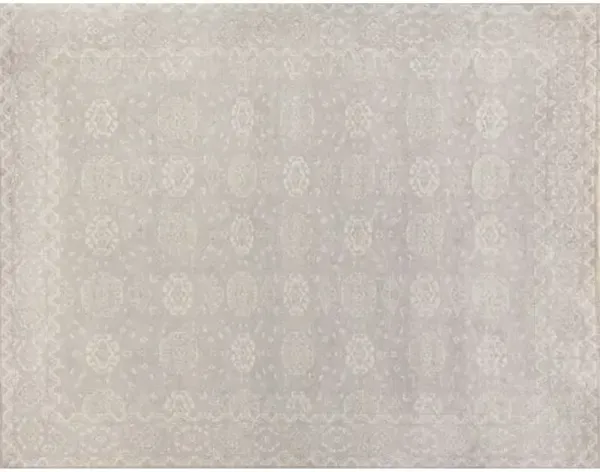Restoration hand-knotted Rug - Light Blue/Beige - Exquisite Rugs - Beige