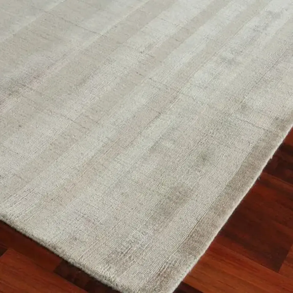 Robin Stripe hand-loomed Rug - Taupe - Exquisite Rugs - Handcrafted - Gray - Gray