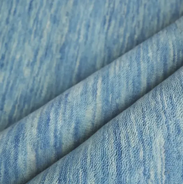 Roche hand-loomed Rug, Light Blue