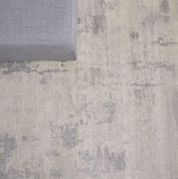 Roset hand-loomed Rug - Silver/Gray - Exquisite Rugs - Handcrafted - Gray