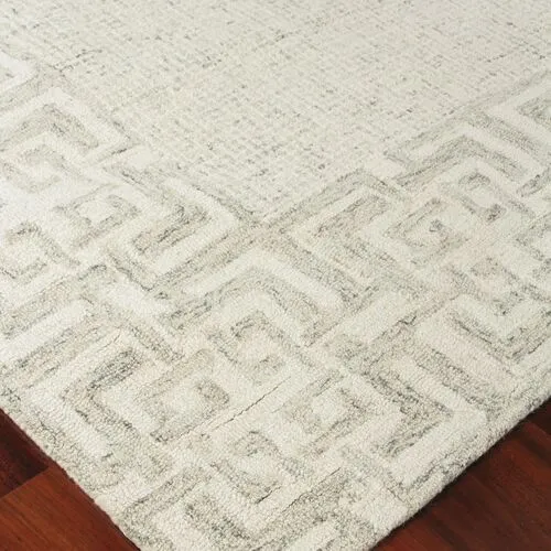 Caprice hand-tufted Rug - Taupe/Ivory - Exquisite Rugs - Handcrafted - Ivory