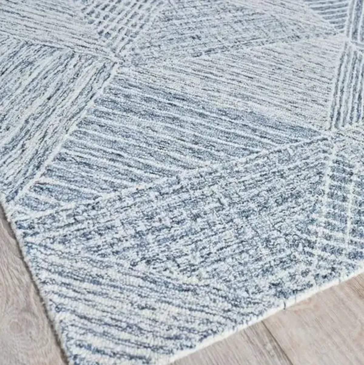 Caprice hand-tufted Rug - Navy/Ivory - Exquisite Rugs - Handcrafted - Blue - Blue