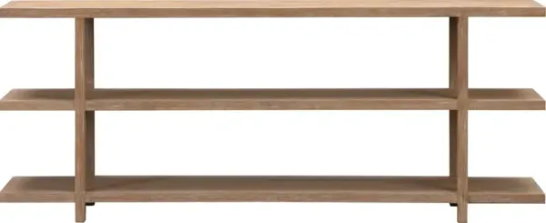 Collector's 80" Oak Console, Limewash