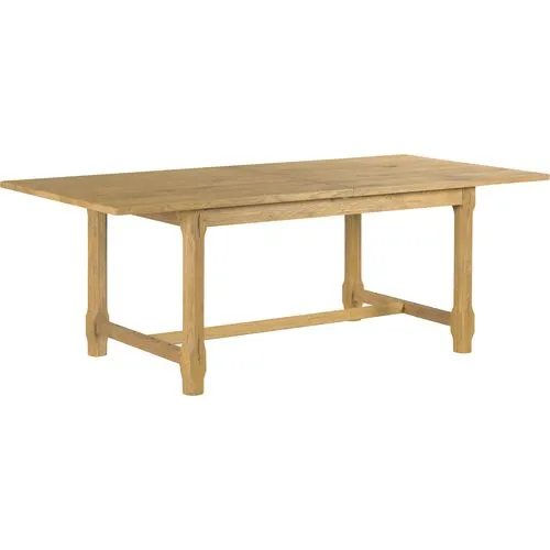 Forever Oak Extension Dining Table - Limewash - Lauren Liess