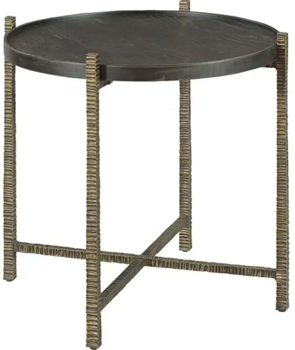 Gunner Side Table - Black/Bronze