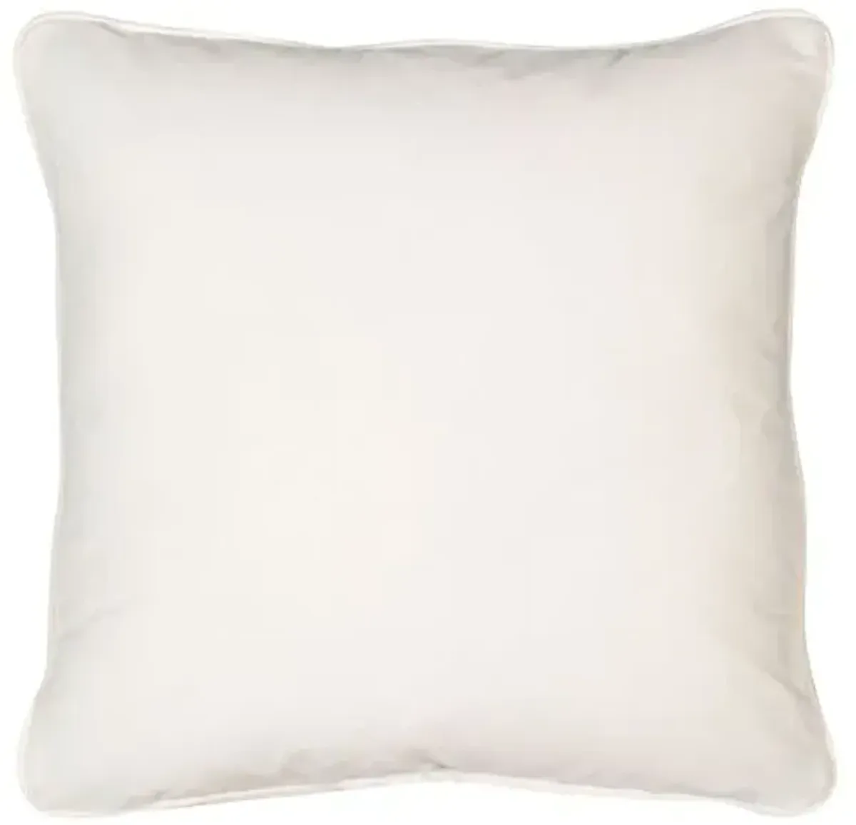 Farah Outdoor Pillow - Navy/White