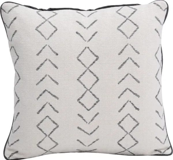 Sedona Outdoor Pillow, Charcoal