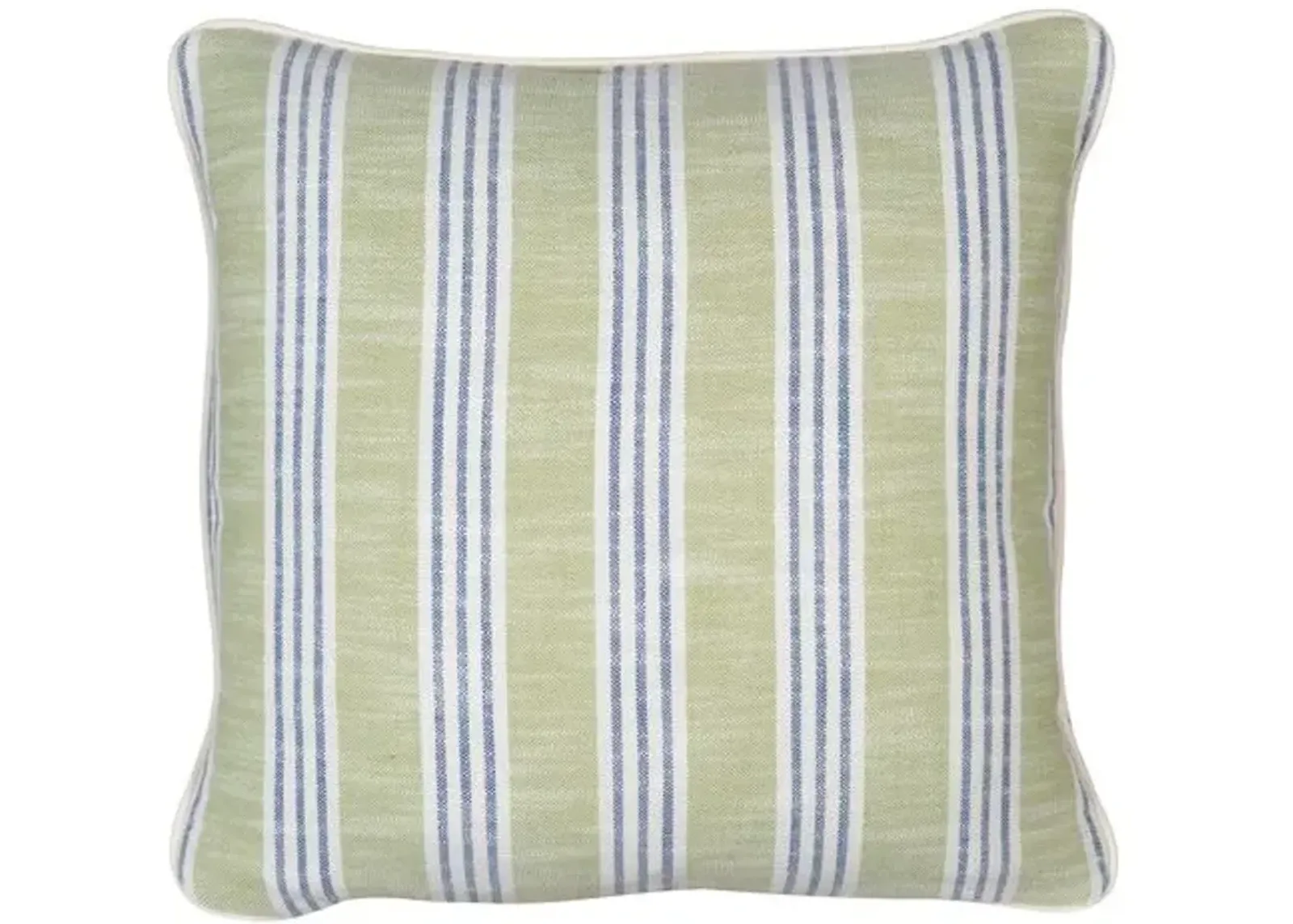 Quogue Outdoor Pillow - Green/Blue