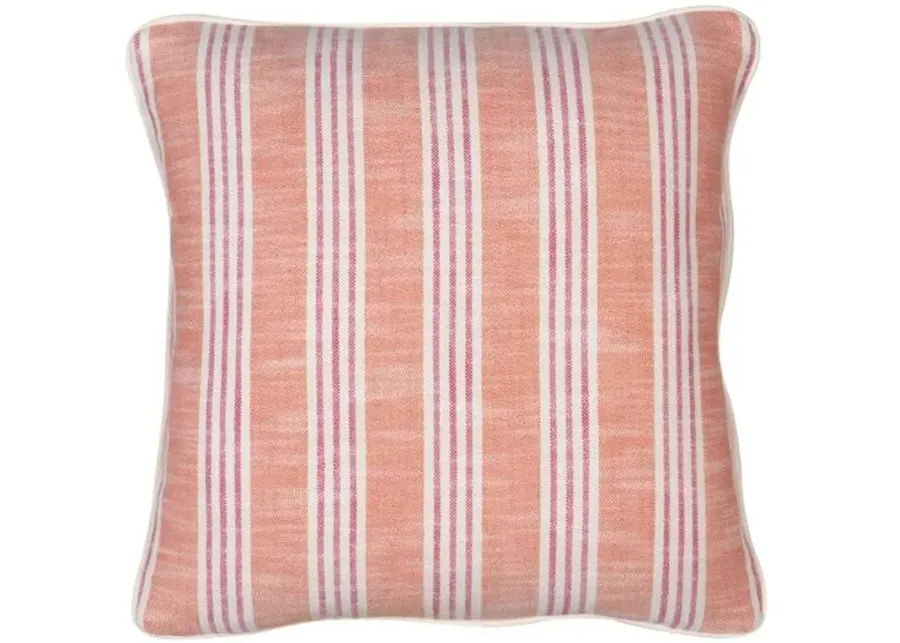 Quogue Outdoor Pillow - Coral/Pink