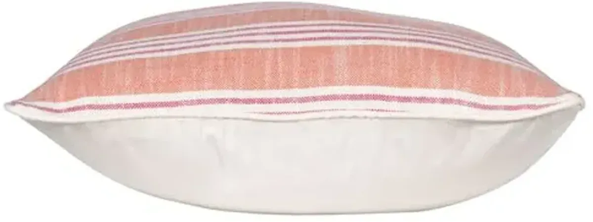 Quogue Outdoor Pillow - Coral/Pink